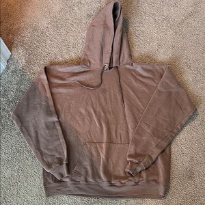 Hanes Brown Hoodie Sweatshirt